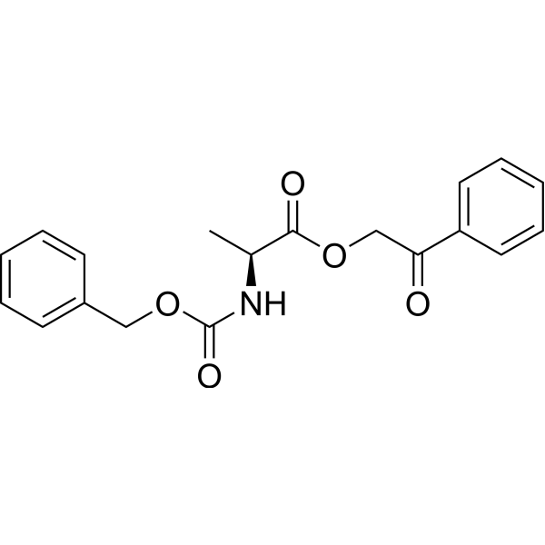2-Oxo-2-phenylethyl ((benzyloxy)carbonyl)-L-alaninate 6530-41-2